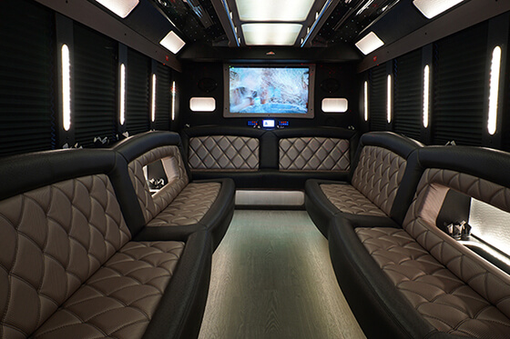 Party Bus Shuttles For Airport Transportation